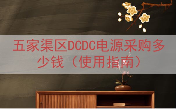 五家渠区DCDC电源采购多少钱（使用指南）